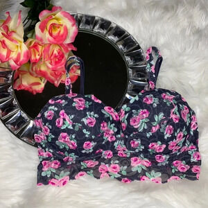 PINK by V.S. Floral Lace Bralette S/P
